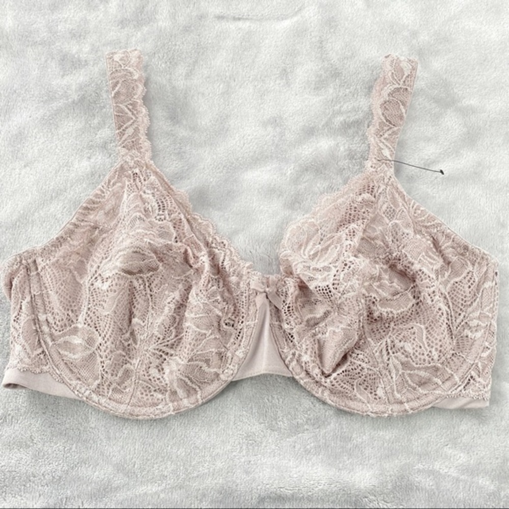 Bali lace underwire bra-38D Grey